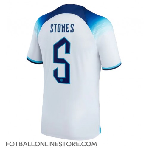Billige England John Stones #5 Hjemmetrøye VM 2022 Kortermet